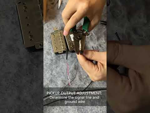 OriPure Alnico 5 High Resistance Humbucker Pickup Installation