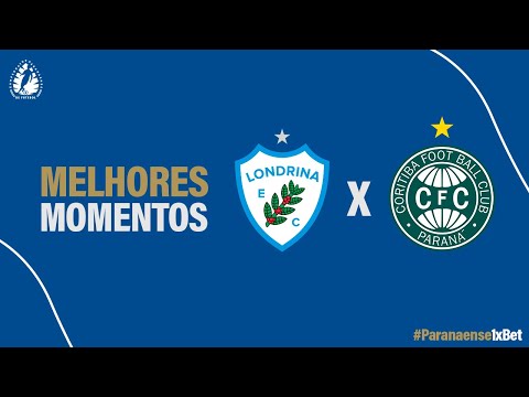 Gols e lances de Londrina x Coritiba