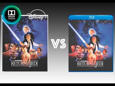 ▶ Comparison of Star Wars: Episode VI - Return of the Jedi 4K Disney+ vs Blu-Ray Version