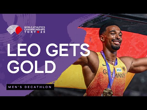 Leo Neugebauer scores 8804 points to claim gold | World Athletics Championships Tokyo 25