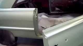 preview picture of video '1963 impala getting painted laurel green'