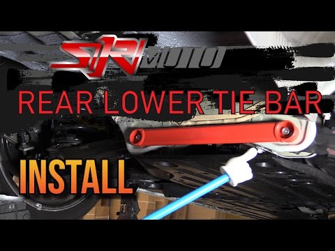 SiriMoto Rear Lower Tie Bar Install - Honda Civic 2012 2013 2014 2015