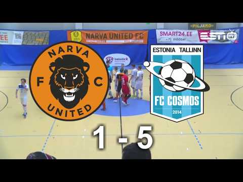 SILLAMAE ESN TV 19.01.2019  НАРЕЗКА ГОЛОВ  NARVA UNITED VS COSMOS TALLINN