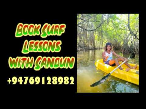 Sandun Surf Lessons on Bentota Beach Sri Lanka