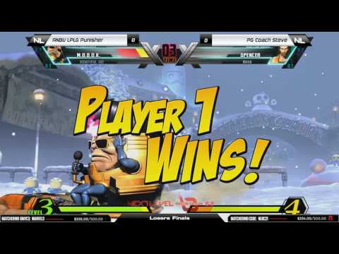 Punisher vs Coach Steve Losers Finals - Next Level Battle Circuit v.62 - Ultimate Marvel vs Capcom 3