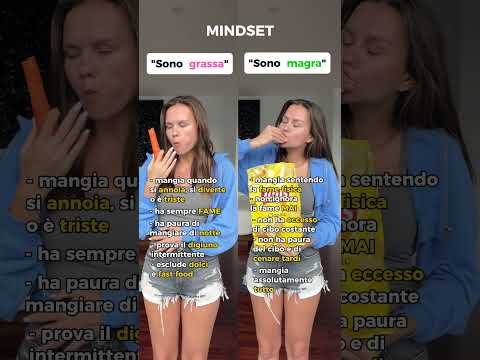 Vuoi dimagrire? Devi prima cambiare il tuo mindset! 🍫 #benessere #alimentazione #dimagrimento