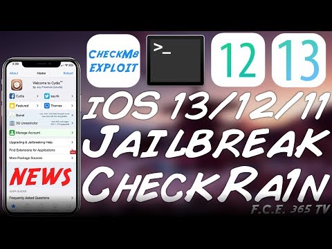 iOS 13.1.2 / 13.0 / 12.x CheckRa1n JAILBREAK / CFW With CheckM8 bug (JAILBREAK Forever) Video