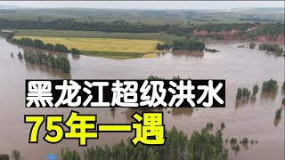 黑龙江75年一遇洪水，黑龙江超级洪峰将要出现【时事追踪】
