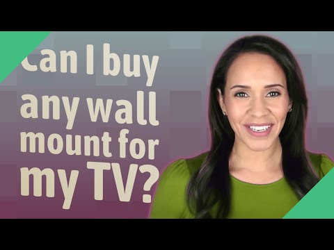 Can I buy any wall mount for my TV?