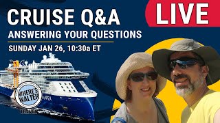 Live Cruise Q&A! Jan 26, 10:30a ET #cruise