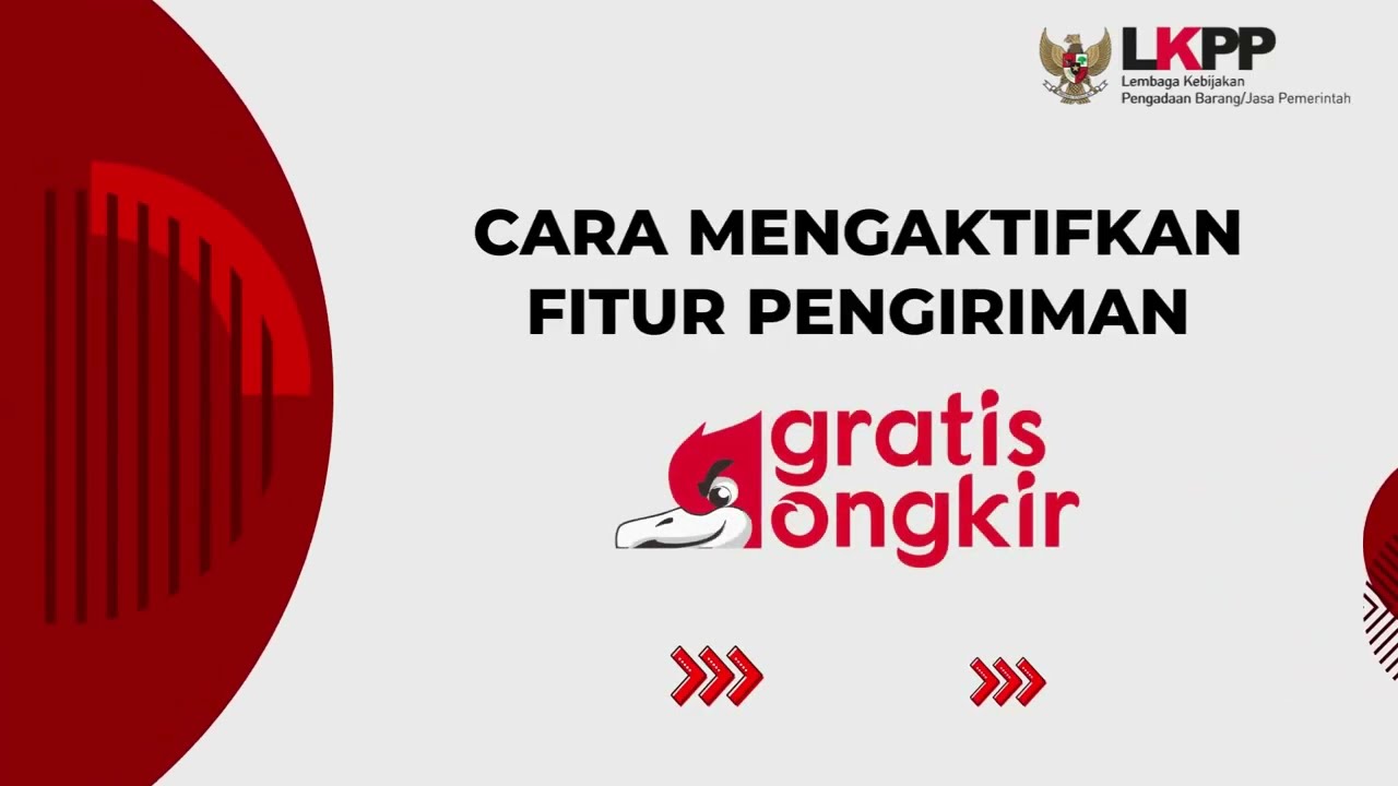 Mengaktifkan Fitur Pengiriman di Gratis Ongkir