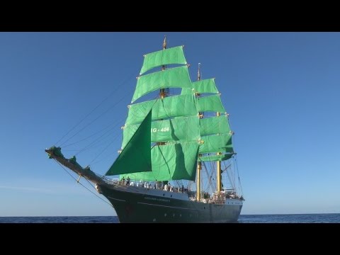 Segeln auf der Alex II - Die grüne Lady im Atlantik