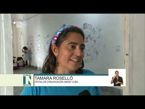 Niños de La Habana Vieja celebran su día con exposición artística