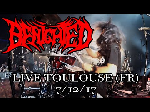 Benighted - Full Show Drum Cam - Toulouse (Fr) 7th December 2017