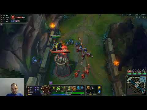 Urgot vs Pantheon, top lane, Diamond, with commentary