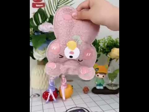 Мини-грелка для горячей воды 350 мл с плюшевым чехлом (искусственный мех) - фото 1 - id-p2911119140