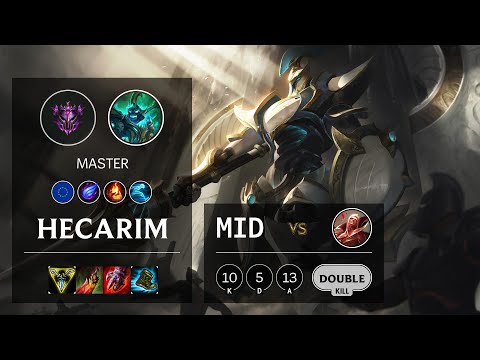 Hecarim Mid vs Vladimir - EUW Master Patch 10.15