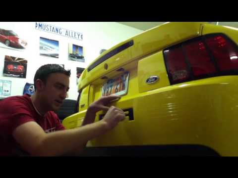 How to install vinyl bumper decals (Ford Mustang)
