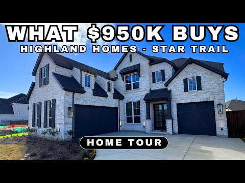What $950K Buys You in Prosper, TX | Highland Homes 65' | 227 Plan | Star Trail
