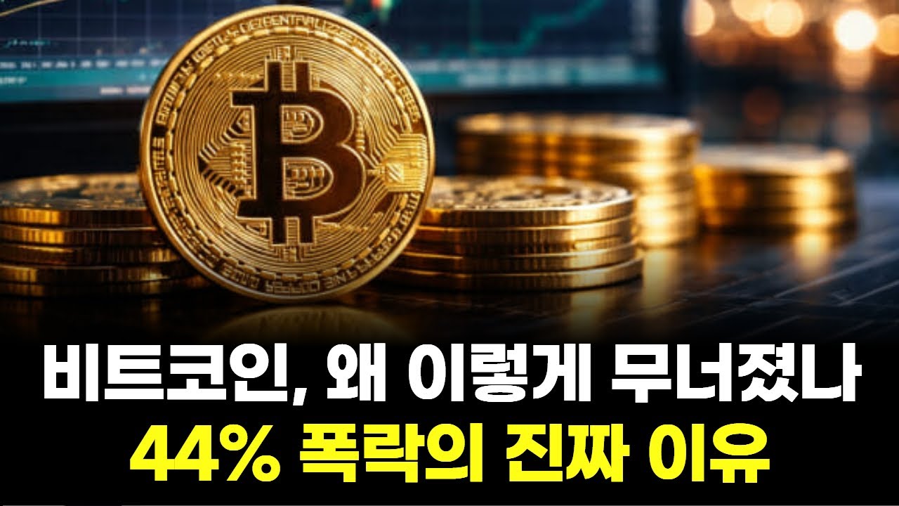비트코인, 왜 이렇게 무너졌나… 44% 폭락의 진짜 이유