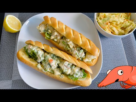 LOBSTER ROLLS - creamy coleslaw