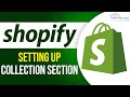 Shopify Collections - How to Set up Collection Section | Shopify Tutorial