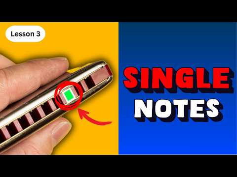 Day 3: Play Single Notes on Harmonica — Easy Lesson + Tabs (Key of C)