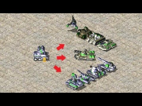 Elite IFV vs Tanks - can he kill them all? 1vs1 - Red Alert 2