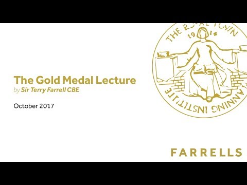 Sir Terry Farrell Royal Town Planning Institute Gold Medal Lecture