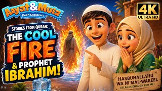 🌟 The Cool Fire & Prophet Ibrahim 🔥❄️ 🌟 | Stories from Quran | Aayat & Muiz – Deen Explorers 