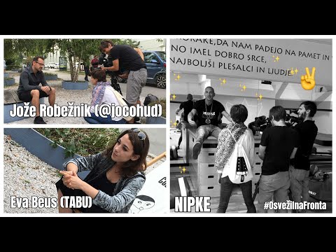 Fejmiči Jože Robežnik, Eva Beus in Nipke v srednji šoli | OSVEŽILNA FRONTA