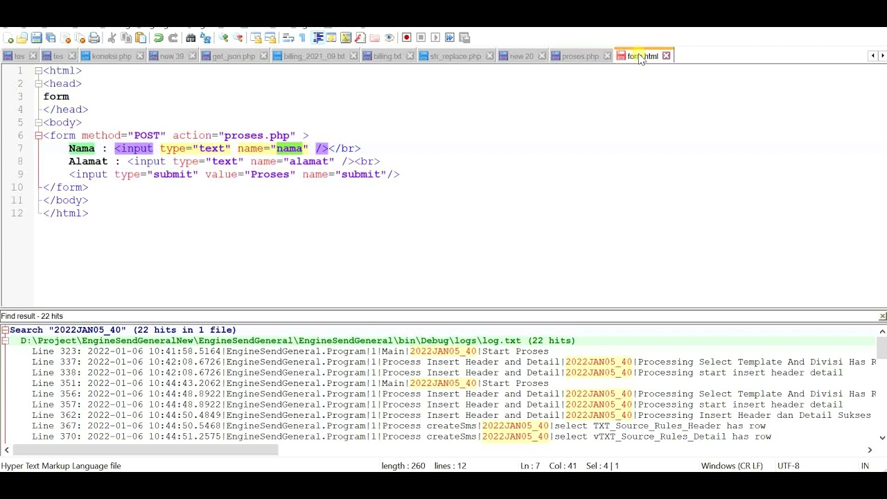 Perbedaan Method POST dan GET pada sebuah Form HTML