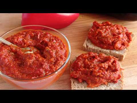 The Best Way to Make Traditional Serbian Ajvar at Home | Roasted Red Pepper and Eggplant Relish