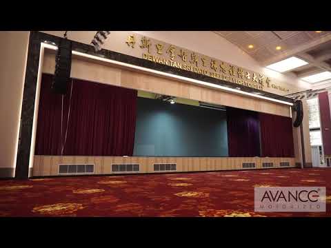Wisma Hua Zhong stage motorized system