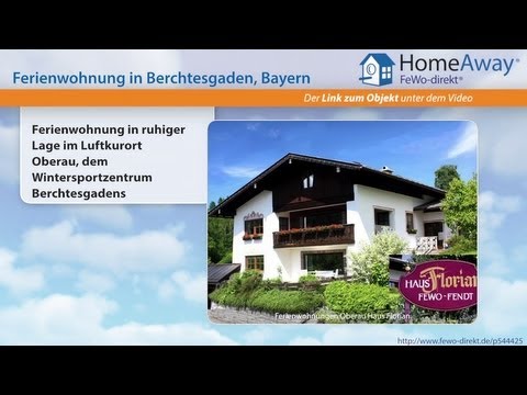 Berchtesgadener Land: Ferienwohnung in ruhiger Lage im Luftkurort Oberau - FeWo-direkt.de Video