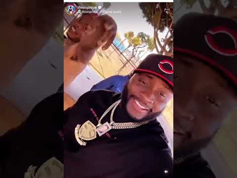 P-nice pulls up to bricc baby’s hood looking for him