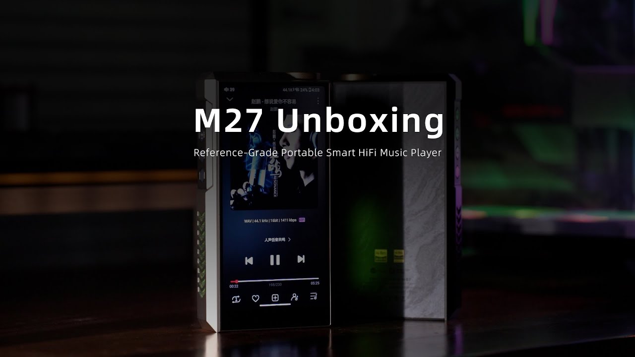 FiiO Lecteur haute résolution M27 Aluminium FiiO Lecteur haute résolution M27 Aluminium