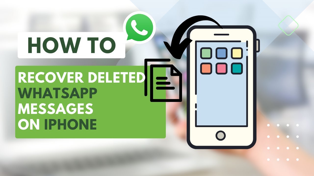 Recuperare i messaggi di WhatsApp eliminati su iPhone