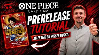 One Piece TCG Prerelease für Anfänger Tutorial/Guide 🔥 | One Piece TCG deutsch