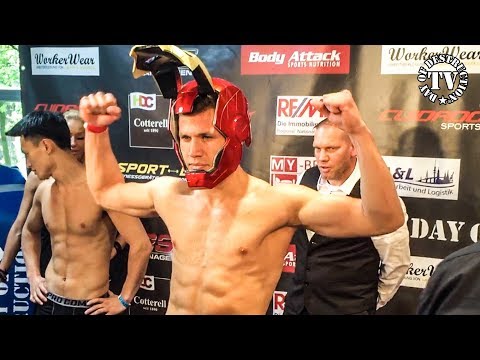 Yi Long vs The Pitbull - Official weigh in for Day of Destruction 10