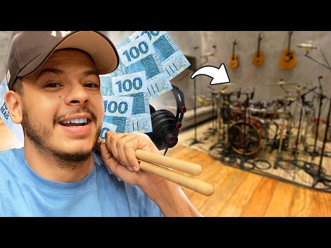COMO É GRAVAR BATERIA NO ESTÚDIO?