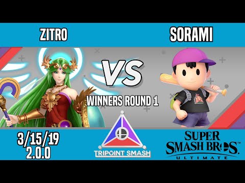 Tripoint Smash 52 - Winners Round 1 - Zitro(Palutena) Vs. Sorami(Ness)