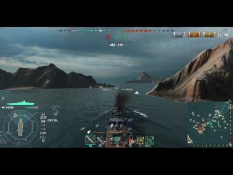 World of Warships 0.5.14.1: Aoba Battle 01