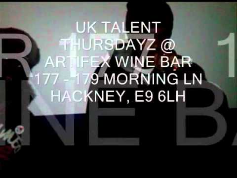 UK TALENT THURSDAYZ @ ARTIFEX WINE BAR 02.12.2010 pt 3  (SLEEPLESS ft LIVITY & REAL TALENT)