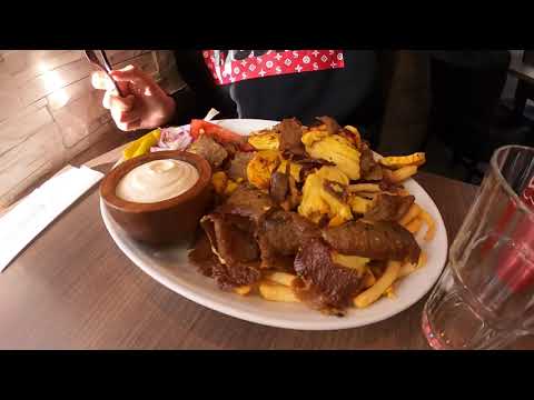 Chicken plate & kebab with godly garlic sauce @ Ängen Pizzeria, Örebro [GoPro Hero 8] | 23 Feb 2020