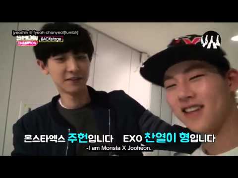 ❤Chanyeol Exo & Jooheon and I.M. MonstaX❤[Eng sub]