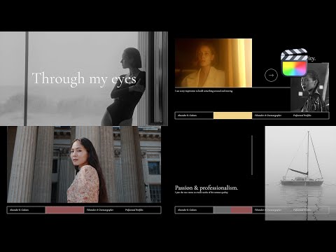 Professional Portfolio Modular Template for Final Cut Pro — MotionVFX