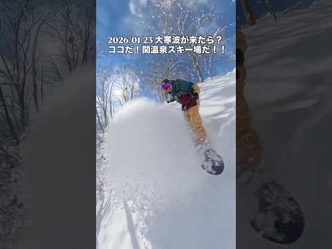 大寒波で関温泉に来た結果｜正直レビュー