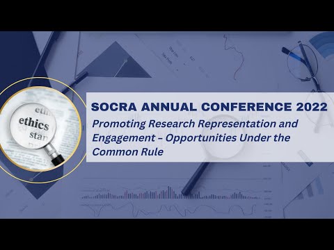 , title : 'Promoting Research Representation and Engagement – Opportunities Under the Common Rule |SOCRA|'