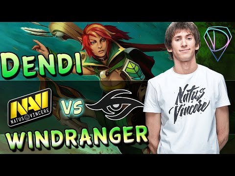 Dendi Windranger. Na`Vi vs Secret @ Manila Major